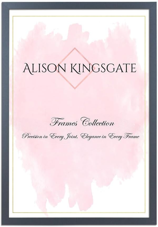 Alison Kingsgate Sleek 24x14 Picture Frame Engineered Wood Grey