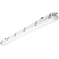 Amptonica 4FT LED Vapor Tight Light, 40W 5200lm(100W Eq.) Vapor Proof Light Fixture, 5000K Waterproof Shop Light for Car Wash, Carport, Walk in Freezer, Parking Garage, ETL List 1-Pack…