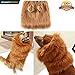 Kakasogo 1 Pcs 2017 New Brown Lion Mane Wig With Ear for Dog Costume Party Club Halloween Christmas Festival Pet Decor Gift Supplies Hair Head Tool Set Adjustable Size Fit more King Dogs