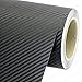 3M CA-421 DI-NOC BLACK CARBON FIBER 3in x 5in (SAMPLE SIZE) Flex Vinyl Wrapping Film