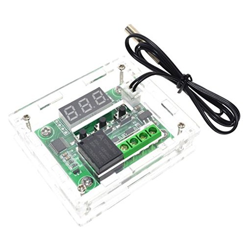 Wangdd22 W1209 -50-110C 12V DC Digital Thermostat Temperature Control Switch Sensor Module with Acrylic Box