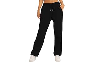 GVEYTPHQ Womens Sweatpants Baggy Casual Drawstring Sweat Pants 2025 Spring Straight Leg Baggy Athletic Pants with Pockets