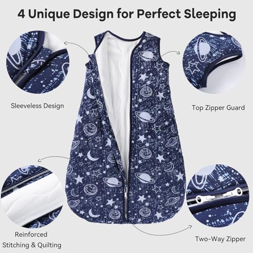 Unnivoll Baby Wearable Blanket TOG 2.5 Winter Sleep Sack 612 Months