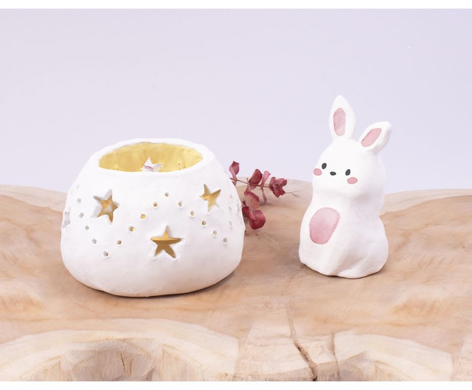 Jovi - Air Dry Modeling Clay, Set of 3 Units, 1.1lb Each, Total of 3.3lb, No Oven Needed, White Color, Pottery Clay for Arts and Crafts Projects (P85/3)