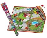 Full Throttle Roadville 2-Sided Playmat w/ 1 Car