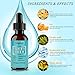 Organics Vitamin C Serum for Face Facial Serum Anti Aging Serum C with Hyaluronic Acid Vitmin E Witch Hazel Ferulic Acid Anti Wrinkle 1 Oz 30 ml