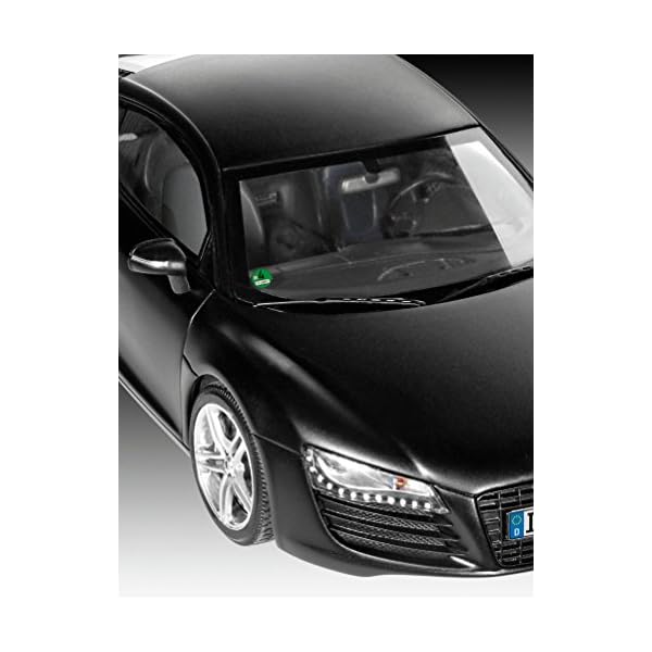 Revell Modellbausatz Auto 1:24 - Audi R8 im Maßstab 1:24, Level 4, originalgetreue Nachbildung mit vielen Details, 07057 – Bild 5