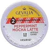 GEVALIA Peppermint Mocha Latte K-Cup Pods Coffee, 9 Count