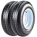 Set of 2 VANACC Trailer Tires with Rims 480-8 4.80-8 4.80x8 4 Lug 8