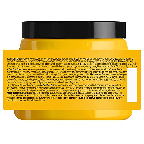 MATRIX A CURL CAN DREAM MOISTURIZING LEAVE-IN CREAM – MOISTURIZES & DEFINES CURLS FOR CURLY, COILY, AND WAVY HAIR, PROTECTS FROM HEAT STYLING, FRIZZ CONTROL & DETANGLER, 16.9 FL OZ