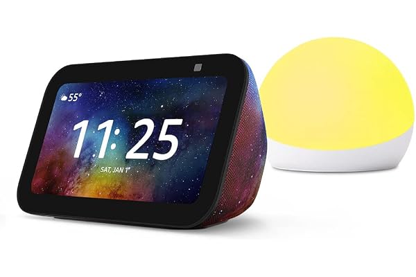 Amazon Echo Show 5 Kids (newest model) including Amazon Kids+, with Echo Glow, Designed for Alexa+