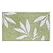 iDesign Leaves Microfiber Polyester Bath Mat, Non-Slip Shower Accent Rug for Master, Guest, and Kids' Bathroom, Entryway, 34