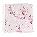Portable Drawstring Cosmetic Bag Large Capacity Lazy Travel Makeup Pouch magic Toiletry Bag for Womens Girls,Pink Flamingo