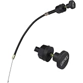 Amavoler Carburetor Choke Cable Assembly Aftermarket Replacement Parts Compatible for HD CV40 mm XL883 27490-04 27465-04 Motorcycle.