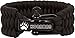 Paracord Survival Bracelet with Adjustable Black Stainless Steel D Shackle - Grade Type III Military Bracelet - Suitable for 8 to 9 Inch Wrists