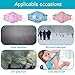 Kids Dust Mask,Aniwon 6 Pcs N95 Mask Kids Mouth Mask PM2.5 Anti Pollution Mask with 12 Pcs Activated Carbon Filter Insert Washable Cute Cotton Face Mask with Adjustable Straps