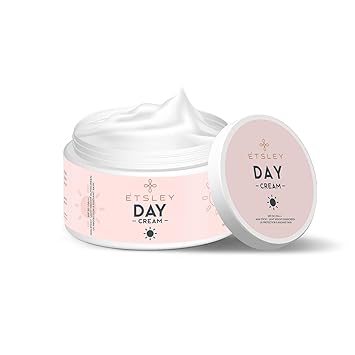 ETSLEY Natural Day Cream-UV Protection & Radiance Skin|SPF 50 PA+++ Sunscreen|Shea Butter, Aloe Vera, Argan Oil, Vitamin B3|Non Sticky Light Weight cr