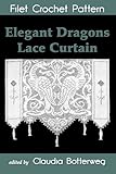 Elegant Dragons Lace Curtain Filet Crochet Pattern: Complete Instructions and Chart