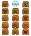 Xixi Sexy Womens 12 Pack Grab Bag Cotton Spandex Thong Briefs, Colors May Vary