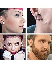 BodyJ4You kit expansor de oreja de 72 piezas, tapones y reductores 14G-00G, set de calibradores 14G-00G, 36 pares