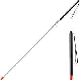Teacher Pointer, Retractable Pointer Stick, 47.2in Telescoping Pointers | Pointers for Classroom, Extendable Teaching Tool Teaching Supplies, Hand Pointers for School Office Tour Guides, Finger Hand