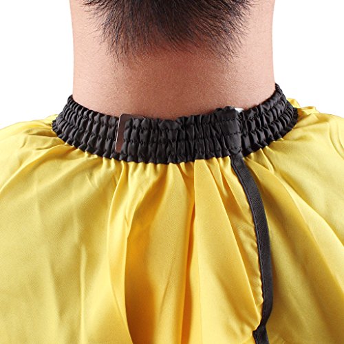 Big Sale !! Ewinever Professional Hair Salon Nylon Cape Hair Cutting Cape Barber Gown with Viewing Window (Yellow)