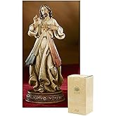 Avalon Gallery Figurine Bellavista Old World Masters Collection Resin Statue, 6.5-Inch, Divine Mercy