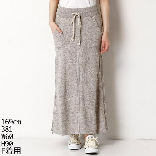 Amazon Goa Goa スカート 粗挽き杢 裏毛スライダーsk モカ Free スカート 通販