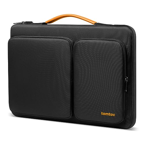 tomtoc 360° Tasche Hülle für 15-Zoll Neu MacBook Air M5/A3448 (2026), M4/A3241 (2025), M3/A3114, M2/A2941, 15‘’ Microsoft Surface Laptop, Wasserabweis