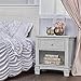 Evolur Santa Fe Night Stand, Antique Mist
