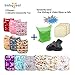 Babygoal Baby Cloth Diapers,One Size Adjustable Reusable Pocket Cloth Diaper 12pcs Diapers+12pcs Charcoal Bamboo Inserts+One Wet Bag+4pcs Baby Wipes 12fg42-3