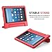 MoKo Case for All-New Amazon Fire HD 8 Tablet (6th/7th/8th Generation, 2016/2017/2018 Release) Kids Shock Proof Convertible Handle Light Weight Protective Stand Cover Case for Fire HD 8,RED