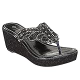 New Women Flip Flops Platform Thong Sandals Fashion Colors Wedge Heel Shoes SNJ SHOES