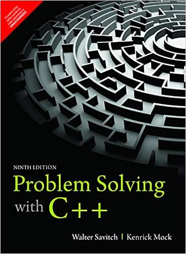 Problem Solving with C++