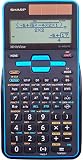 Sharp EL-W535TGBBL 16-Digit Scientific Calculator with WriteView, 4 Line Display, Battery and Solar Hybrid Powered LCD Display, Black & Blue