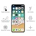 Eakase iPhone X Screen Protector, 2 Pack Tempered Glass with Soft Frame 3D Full Coverage Anti-Scratch HD Clear Screen Protector Film for Apple iPhone 10 5.8'' - Black