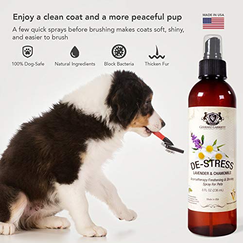 Aromatherapy Freshening & Shining Spray for Pets, Dog Grooming Spray, Dog Perfume, Dog Cologne & Pet Odor Eliminator 2 FL OZ (60 mL) Travel Size Duo