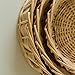Fruit Bowl,Set of 3,Wicker Fruit Basket Bread Tray,Kingwillow.