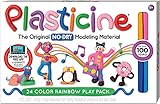 Kahootz Plasticine - 24-Color Rainbow Play Pack - The Original No-Dry Modeling Material