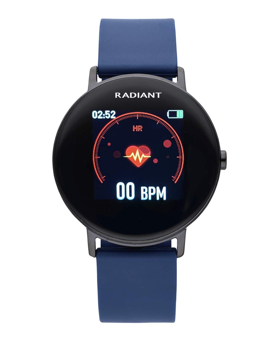 Radiant Smart Watch Wall Street Collection, blue, strip