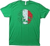 Mexico Pride | Vintage Style, Retro-Feel Mexican Flag & Arms Unisex T-shirt