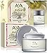 Rejuvenation Cream & Natural Soap Kit - Premium Vegan Deep Firming Smoothing Creme 1.7 oz + Rose Face Cleanser 3.4 oz - Shea, Jojoba, Olive, Almond & Avocado Oils Blend Care Set