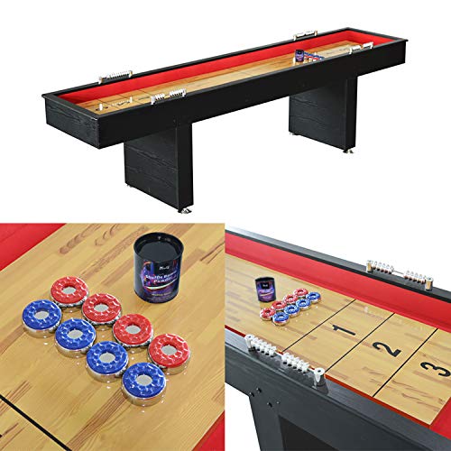 Zkung Shuffleboard Pucks with Shuffleboard Sand Set 2 1/8