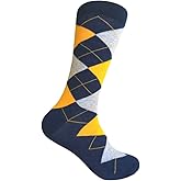 Triple M Plus Men's Navy Dress socks,One size fits most men; Sock Size 10-13.