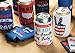 12-Pack Can Cooler Sleeves, 12 Assorted Designs Insulated Neoprene Holder Party Supplies - Patriotic