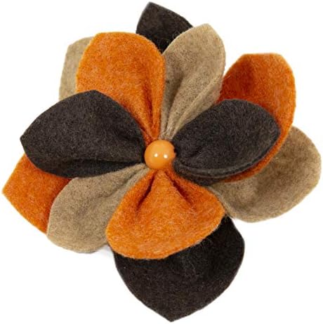 10cm Flower Brooch | Handmade Felt Accessories Jewellery for Woman | Wear it with Coat, Swater, Bag, Hat or Scarf