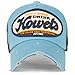 ililily Howel's Camouflage Baseball Mesh Cap Distressed Vintage Trucker Hat, Sky Blue