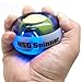 NSD Power Rainbow Lit Spinner Gyroscopic Wrist and Forearm Exerciser Featuring Multi-Light LED, Purple