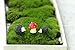 Ginsco 48pcs Fairy Garden Dollhouse Miniature Ornament DIY Kit with Storage Case