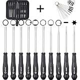 SETROVIC 10 Pcs Carburetor Adjustment Tool Kit, Tune-up Adjusting Tool Set for Common 2 Cycle Carburetor Engine, Carburetor Adjuster (10Pcs Screwdriver with A Carrying Case + Cleaning Tool)
